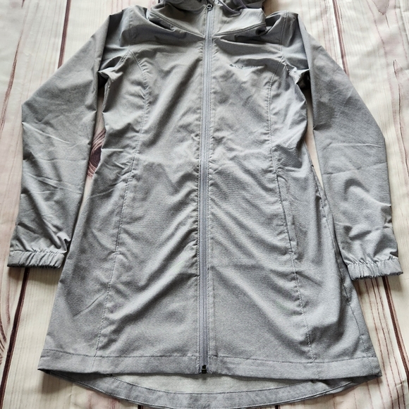 Columbia "Pine Orchard" Long Softshell Lightweight Jacket Grey | Women's Size S - Picture 5 of 12
